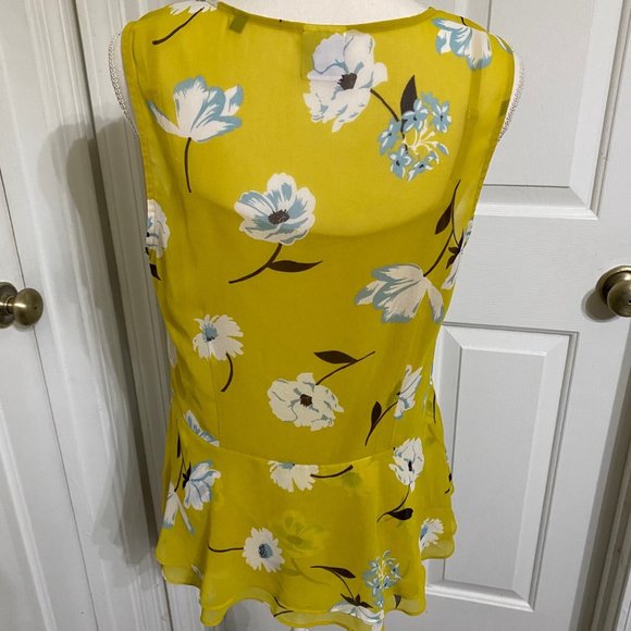 Cabi M Light Weight Top with Cami and Peplum Overlay - Picture 4 of 11